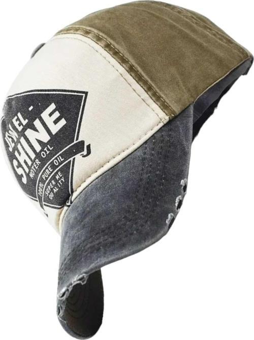 Unisex Eskitme Jewel Shine Ayarlanabilir Beyzbol Kep Şapka Baseball Şapka Siyah - Haki