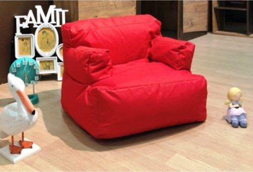 Armutland Mini Relax Armut Puf Koltuk Kırmızı (1-8 Yaş)
