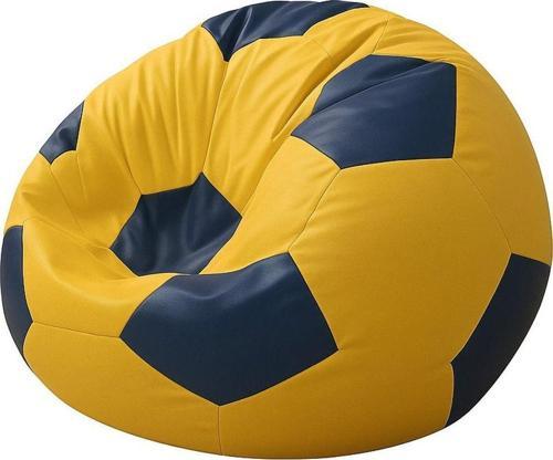 Xl Büyük Boy Futbol Topu Puf Armut Koltuk Suni Deri