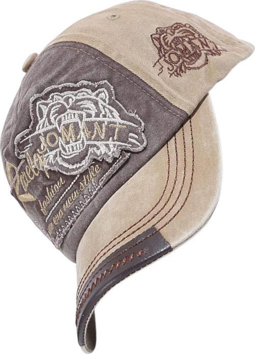 Unisex Pamuklu Rarely Jamont Eskitme Kep Şapka Camel - Kahverengi Standart