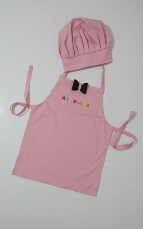 Çocuk Mutfak Ve Etkinlik Önlüğü Pembe