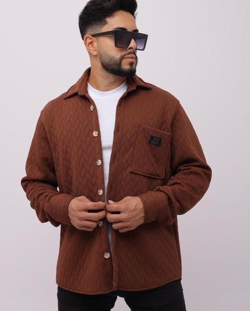 Kapitone Unisex Gömlek Ceket