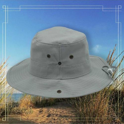 Unisex Yazlık Katlanabilir Safari Fötr Şapka Açık Füme 56