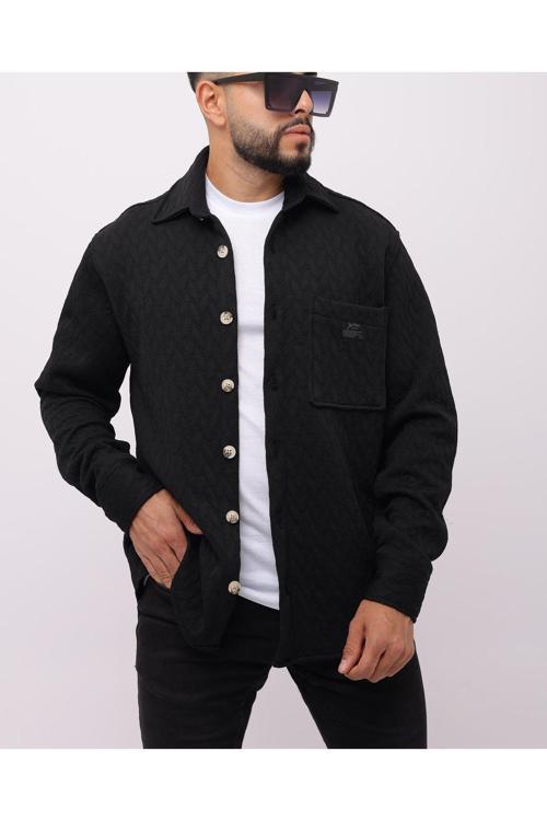 Kapitone Unisex Gömlek Ceket