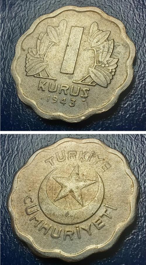 39963680147f210d37 1943 1 Kuruş ÇT/ÇÇT Eski Madeni Para