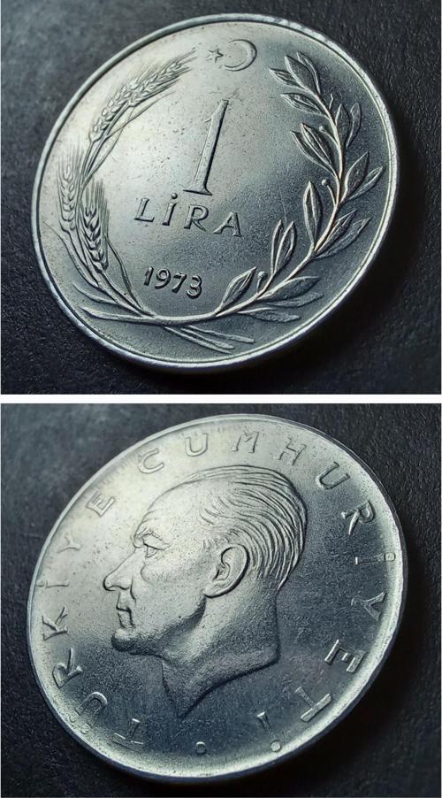 39963680159abbdfa1 1973 Akmonital 1 Lira ÇT/ÇÇT+ Eski Madeni Para