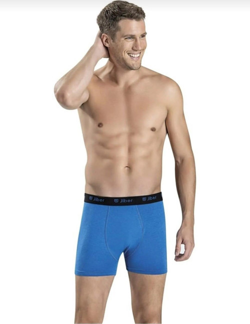 321 ERKEK MODAL BOXER ŞORT TEKLİ