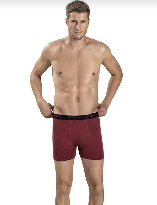 321 ERKEK MODAL BOXER ŞORT TEKLİ