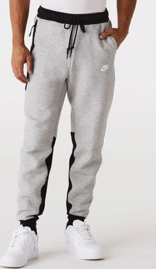 Sportwear Tech Fleece Trousers Grey Joggers Eşofman Altı Gri Siyah