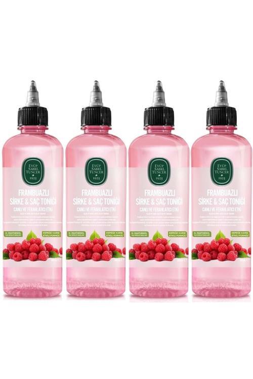 Saç Toniği 500ml Frambuazlı Sirkeli (4 LÜ SET)