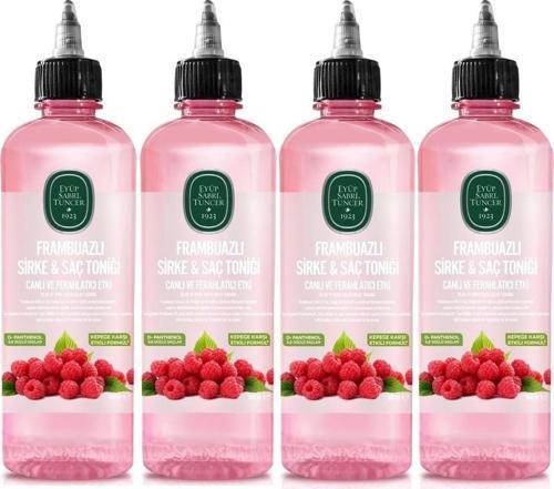 Saç Toniği 500ml Frambuazlı Sirkeli (4 LÜ SET)