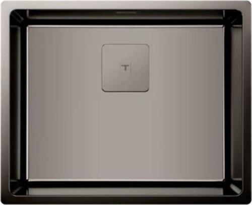 - Flexlınea Rs15 50.40 Tıtanıum M-Fx - Ankastre Tezgaha Sıfır Tezgahaltı Eviye - Titanyum - 50 Cm -