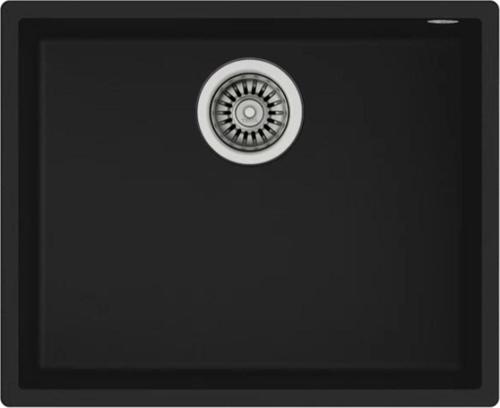 115230020- Square 50.40 Tg Black Granit Eviye