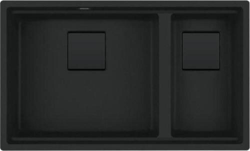 Kng 120 Matt Black Granit Eviye