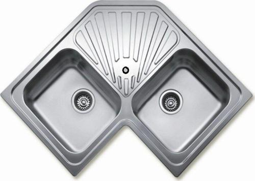 Classıc Angular 2B Paslanmaz Çelik Mutfak Köşe Evye