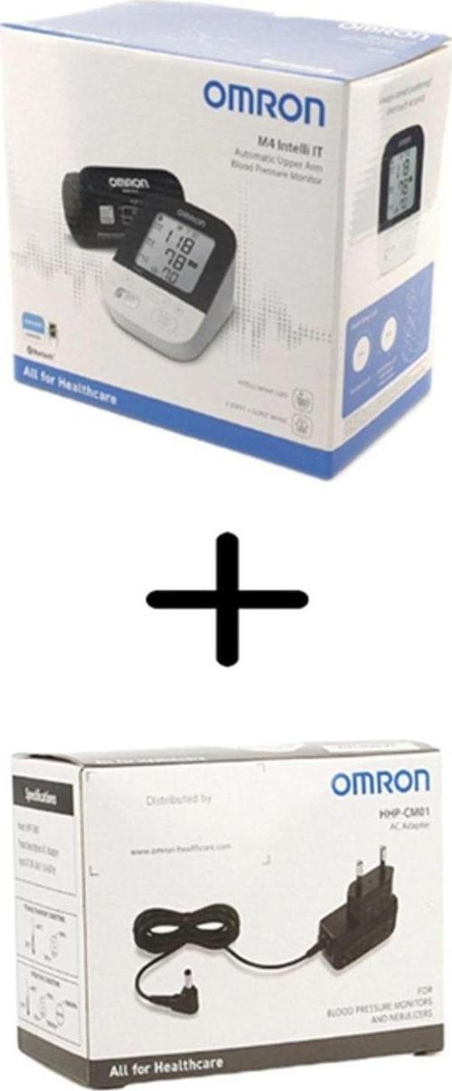 Omron M4 Intelli Tansiyon Aleti + Adaptör Set