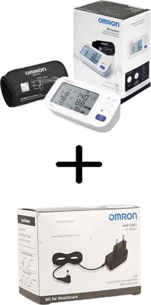 Omron M6 Comfort Hem-7360-e Dijital Koldan Ölçer Tansiyon Aleti - Adaptör