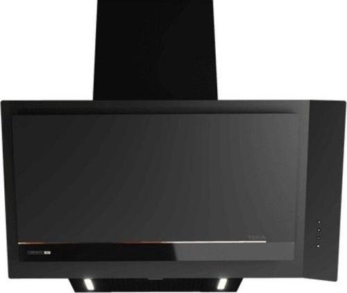 Dvı 88-G1 Infinity Mat Siyah Cam 80 Cm. Duvar Tipi Davlumbaz