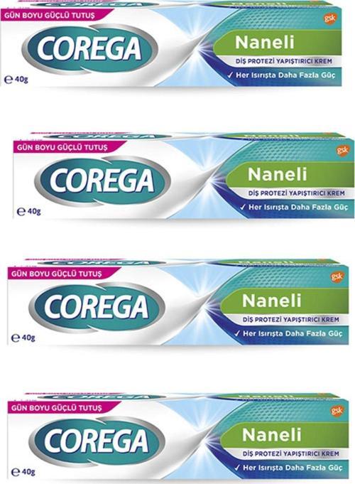 Naneli Diş Protez Yapıştırıcı Krem 40 Gr * 4 adet