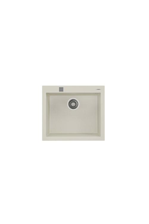 Parlak Krem Forsquare 50.40 Tg Tek Gözlü Damlalıksız Granit Eviye (.115230008)