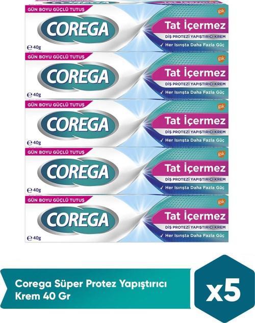 Süper Protez Yapıştırıcı Krem Naneli 40gr x 5 Adet