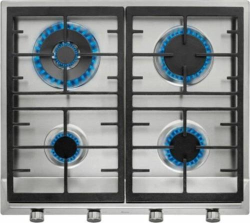 Ex 60.1 Inox 4 Gözlü Paslanmaz Çelik 60 Cm. Ankastre Ocak