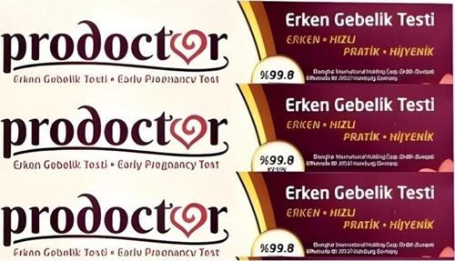 Early Erken Gebelik Testi %99.8 Kesin Sonuç X 3 Adet
