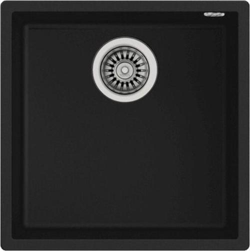 Square 40.40 Tezgah Altı Siyah Granit Evye