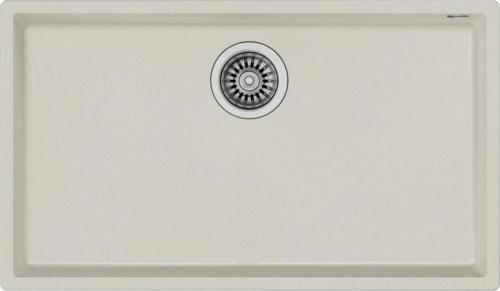 Square 72.40 Tg Brıght Cream Granit Evye, Tezgahaltı