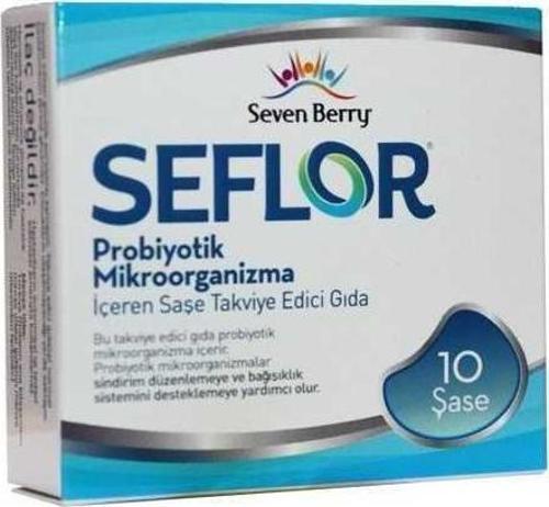 BERRY SEFLOR PROBİYOTİK MİKROORGANİZMA İÇEREN ŞASE TAKVİYE EDİCİ GIDA 250 MG 10 POŞET
