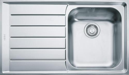 Neptun NET 611-86 Mikrodekorlu Sol Damlalıklı Çelik Evye
