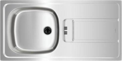 Gravity 45 Paslanmaz Çelik Tek Gözlü Sağ Damlalıklı Eviye (.115120042)