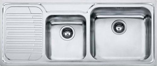 Galassia Gax 621 Inox Paslanmaz Çelik Eviyeler Sol Damlalıklı