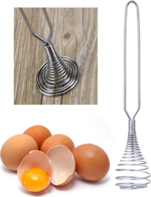 Paslanmaz Metal Mini Yumurta Çırpıcı & Karıştırıcı