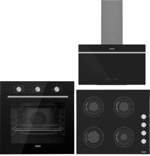 SİYAH ANKASTRE SET (UAD 6011 SA3DHD + UAF 609M SCPET + UAO 6040W0 SCY)