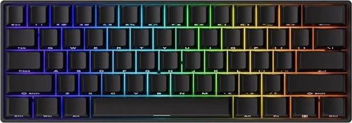 MONSGEEK FUN60 Pro Shine-Through Black Hall Effect Manyetik Switch ARGB Kablosuz Hotswap Mekanik Gaming Klavye