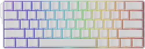 MONSGEEK FUN60 Ultra Shine-Through White Hall Effect Manyetik Switch ARGB Kablosuz Hotswap Mekanik Gaming Klavye