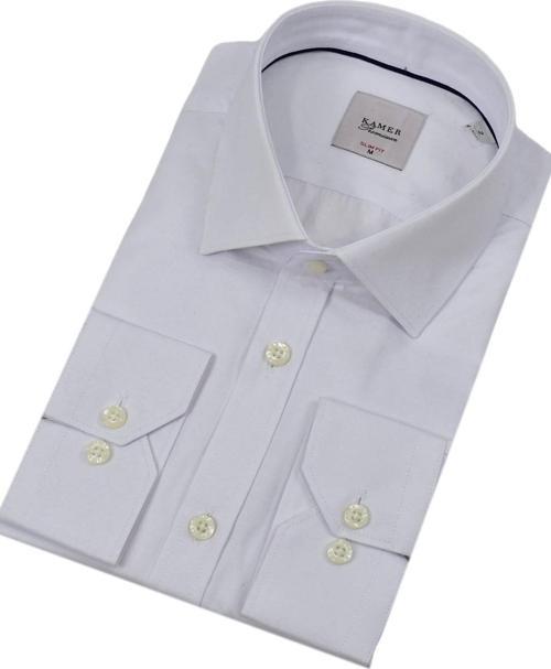 Erkek Puantiyeli Slim Fitt Uzun Kol Gömlek 2382 BGL-ST04377