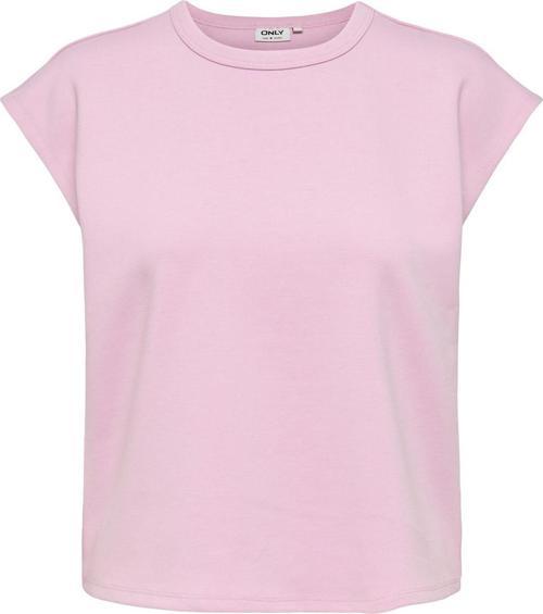 Kadın Onllucıa Bisiklet Yaka Kolsuz T-Shirt 15346670 Pembe