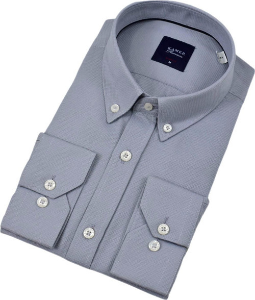 Erkek Slim Fitt Uzun Kol Gömlek 2424 BGL-ST04381