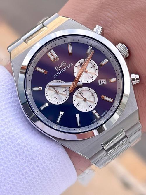 Romanson Swiss Made Mekanizma Çelik Kas&Kordon 5 Atm Suya Dayanıklı Erkek Kol Saati AG1595.05