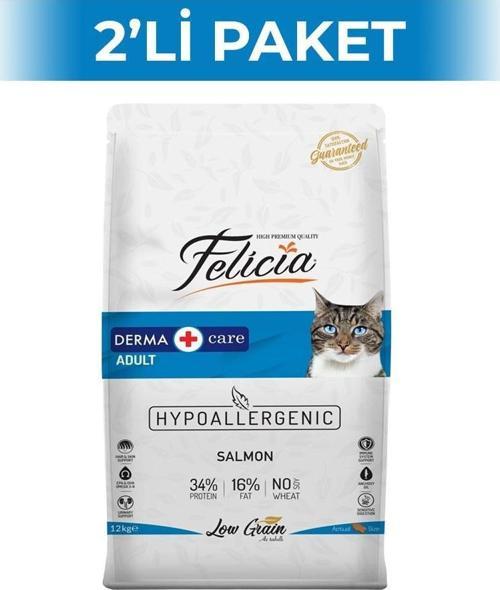 Somon Balıklı Yetişkin Kedi Maması 2 kg 2 Adet