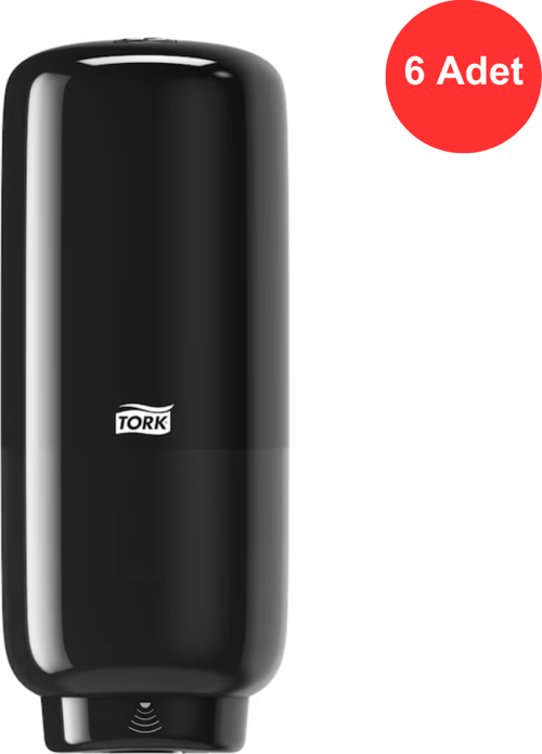 Sensörlü Köpük Sabun Dispenseri Siyah x 6 Adet (561608)