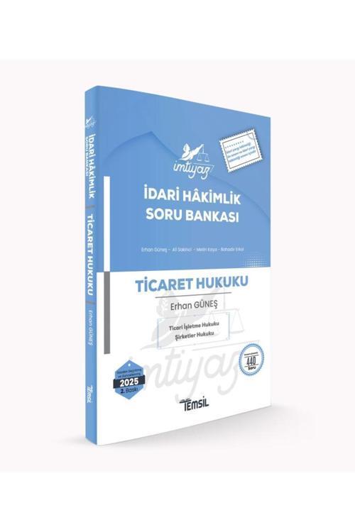 Temsil Kitap İmtiyaz İdari Hakimlik Ticaret Hukuku Soru Bankası / Erhan Güneş / 9789222024191