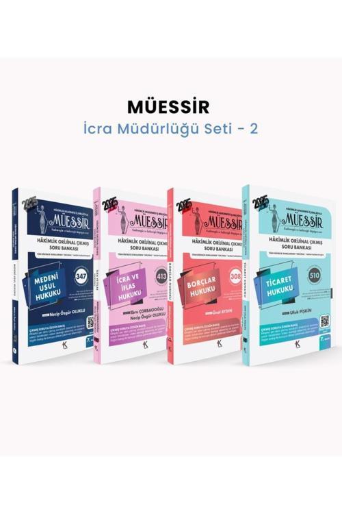 Kuram Yayınları Müessir İcra Müdürlüğü Sınavına Hazırlık Set -2