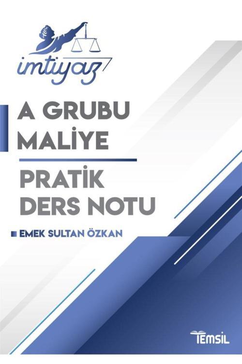 Temsil Kitap İmtiyaz A Grubu Maliye Pratik Ders Notu