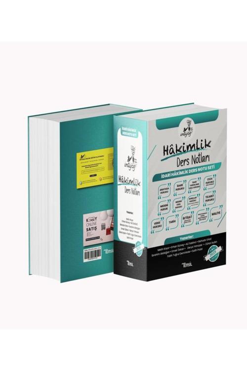 Temsil Kitap İmtiyaz İdari Hâkimlik Ders Notları Seti 2025