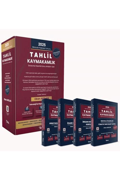 Temsil Kitap Tahlil Kaymakamlık Sınavına Hazırlık Konu Anlatım Seti / Okan Arslan / 9786256623774
