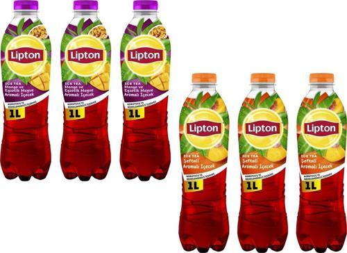 Ice Tea Şeftali ve Mango 1 lt x 6 lı Karma Paket
