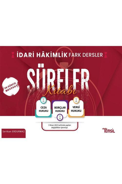 Temsil Kitap Idari Hakimlik Fark Dersler Süreler Kitabı